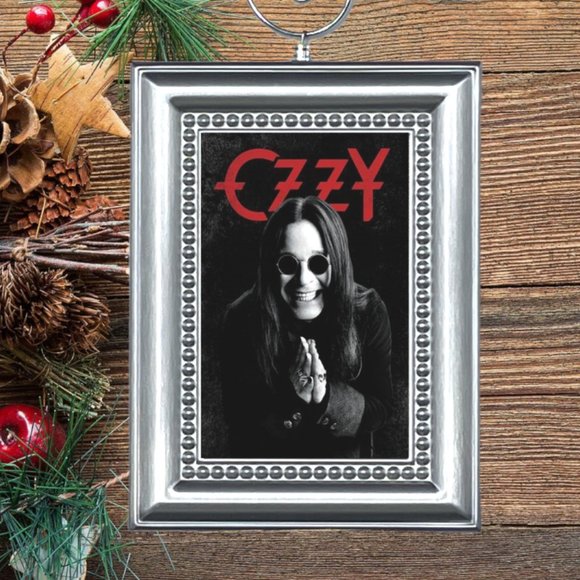 Black Sabbath Ozzy Osbourne Rock Band Music Memorabilia Christmas Tree Ornament - Picture 1 of 3